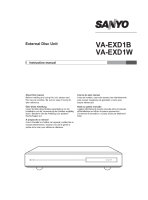 Sanyo VA-EXD1W - Owners Manual 